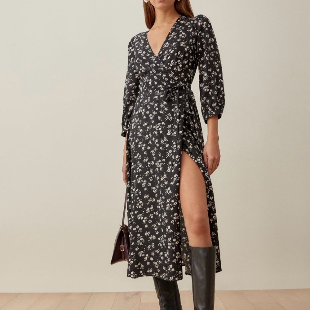 Reformation NWT sz 8 Oliver Dress in Jasmine